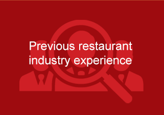 Previous restaurant industry experience
